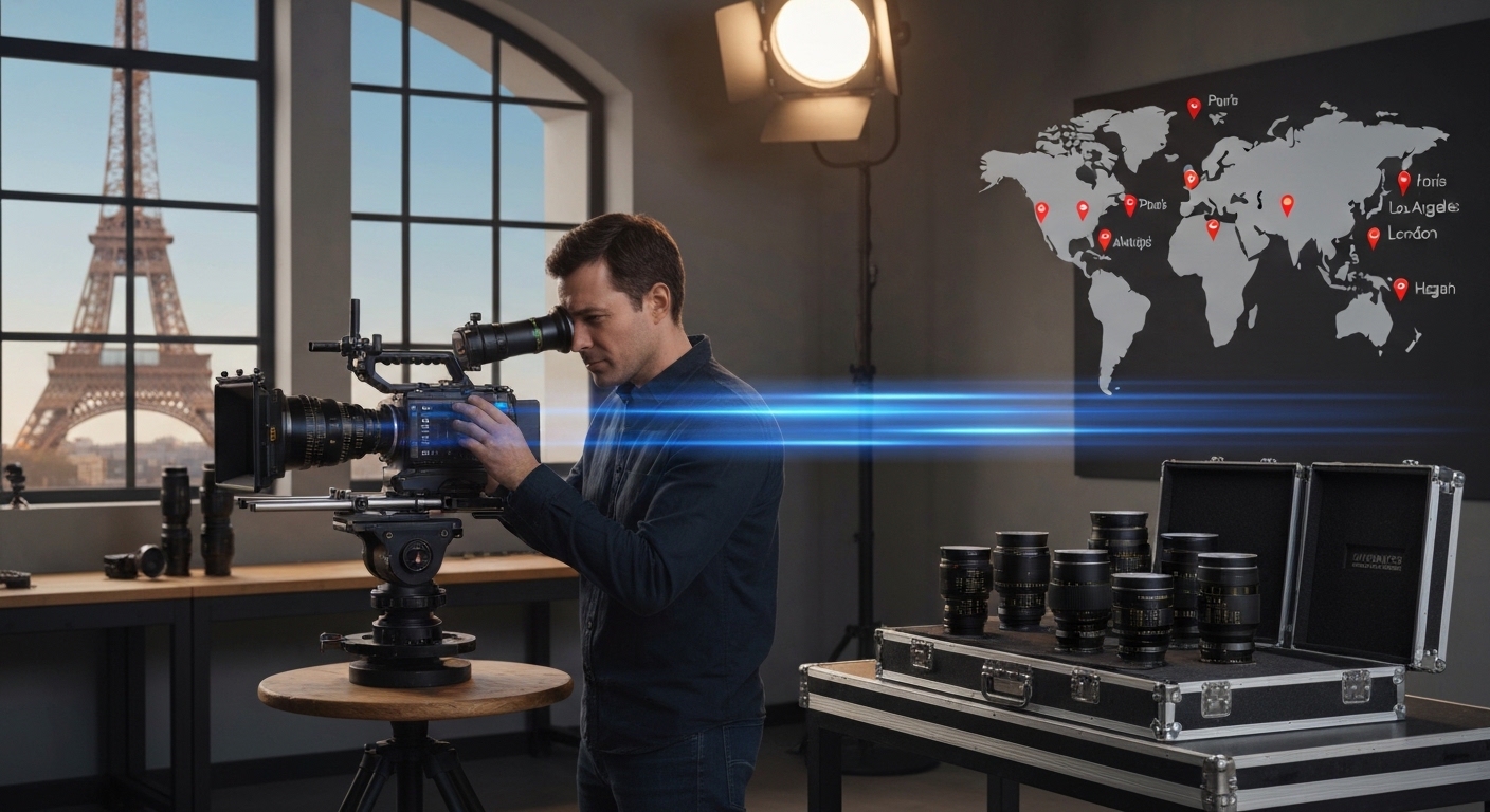 Anamorphic lens rental paris: your access to cinematic flare and 2500+ hawk lenses