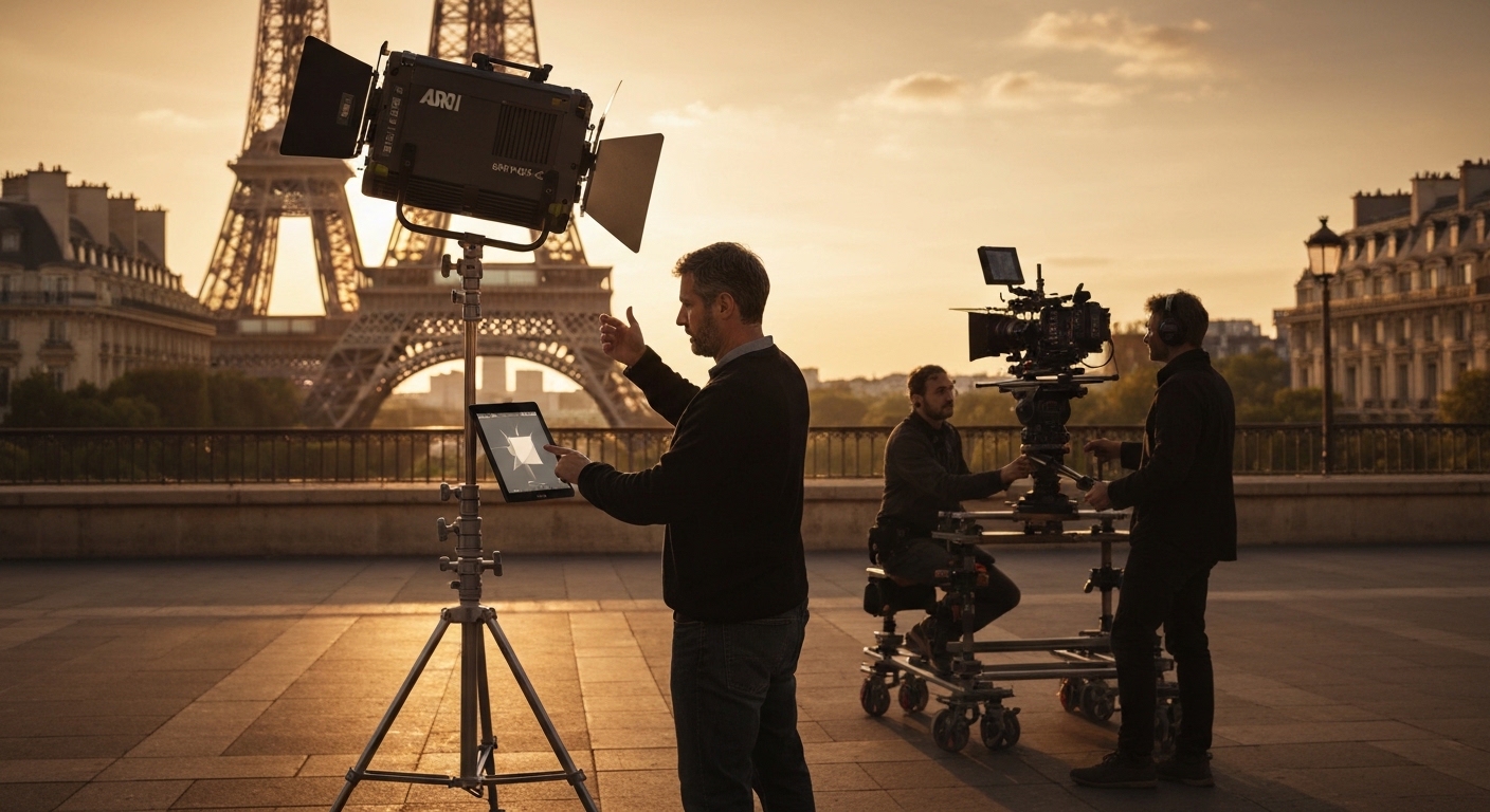 Film lighting gear hire paris fixer services: your assurance of a flawless shoot (3-step engagement model)
