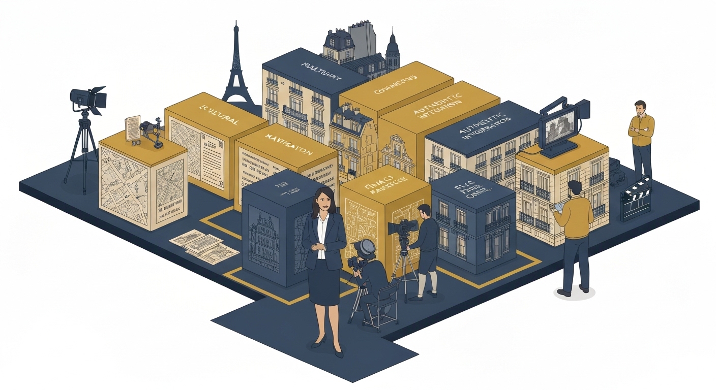 French cultural consultant for film production in paris: your assurance of authentic integration (a 4-pillar method)