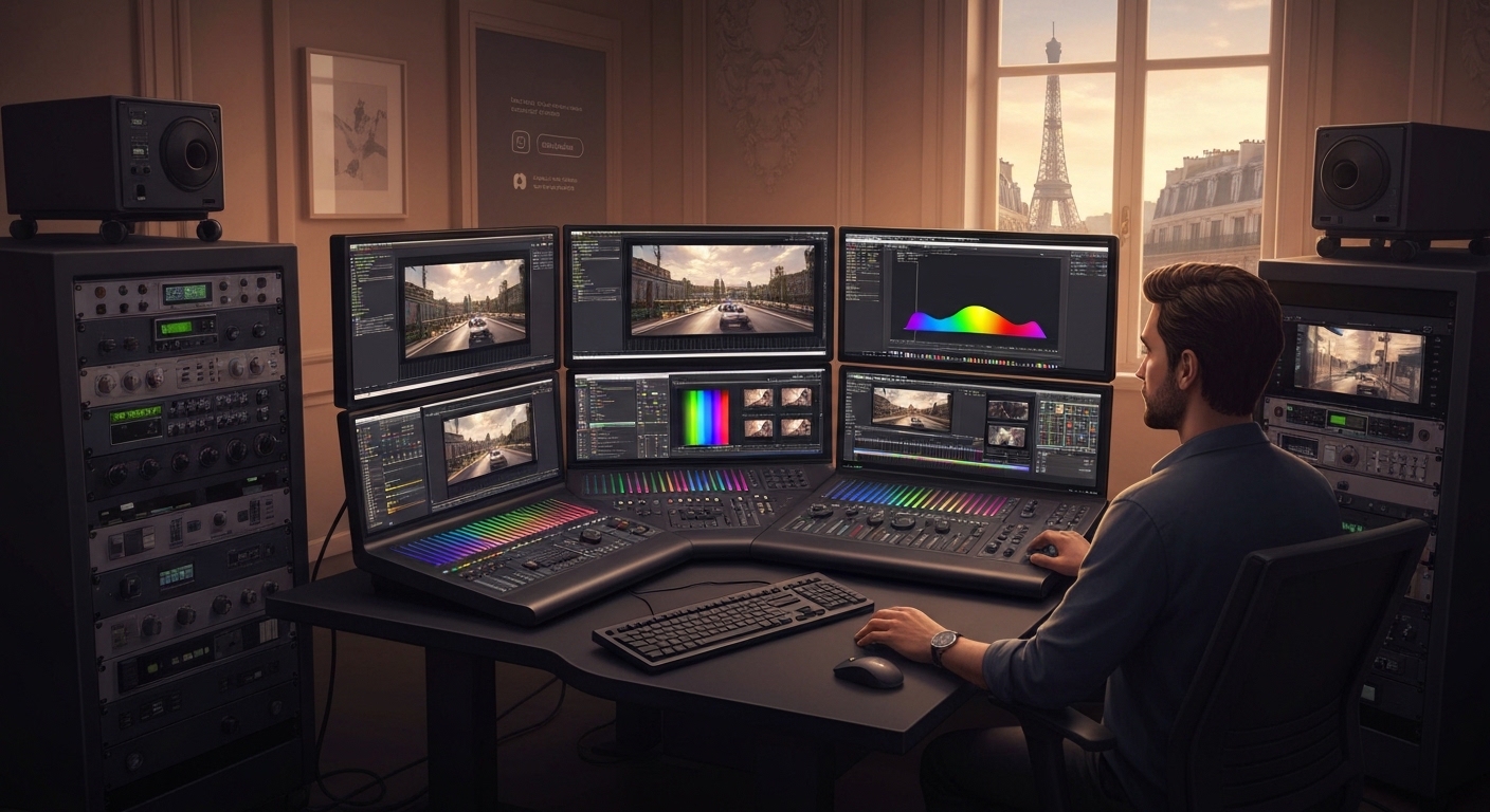 Paris colorist hire & post-production: your access to broadcast quality without the capital investment
