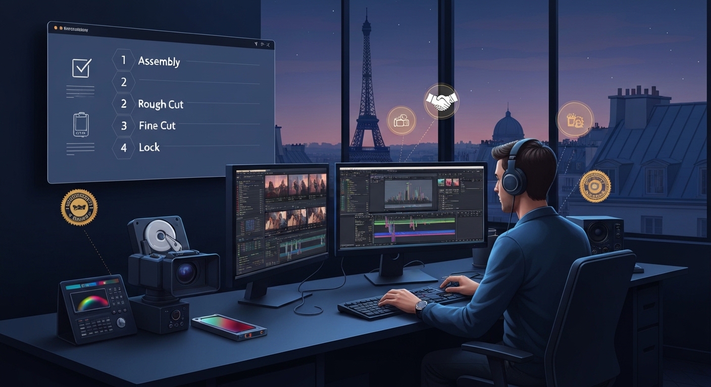 Paris editor hire post-production: your complete guide to finding the right expertise (4 key criteria)