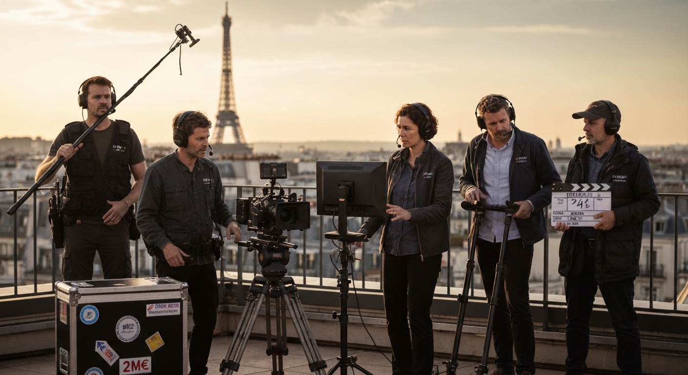 Paris technical crew hire: your assurance of a flawless shoot (from quote to 24h delivery)