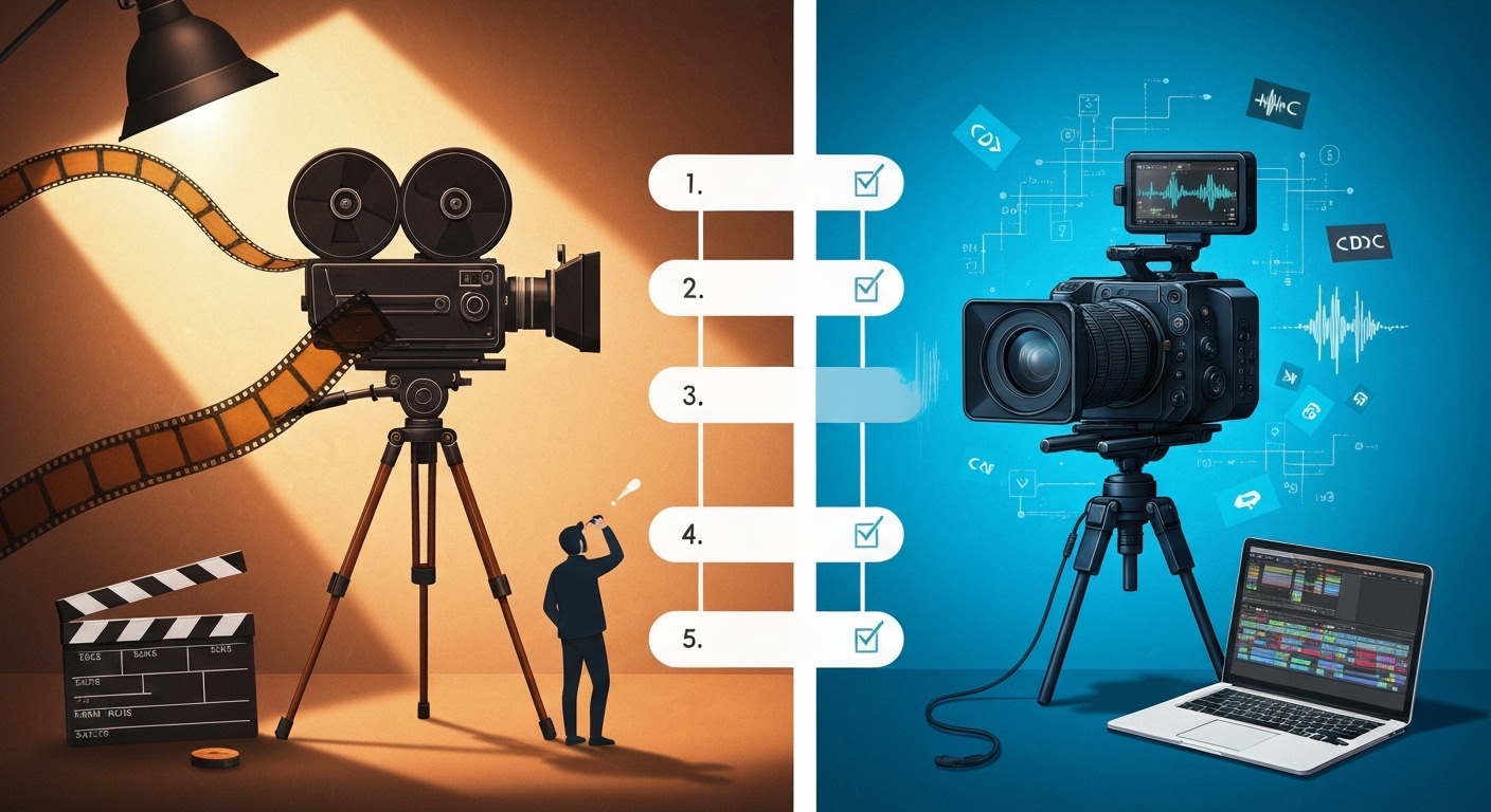 Choose film or video production: the 5-point framework for your perfect project