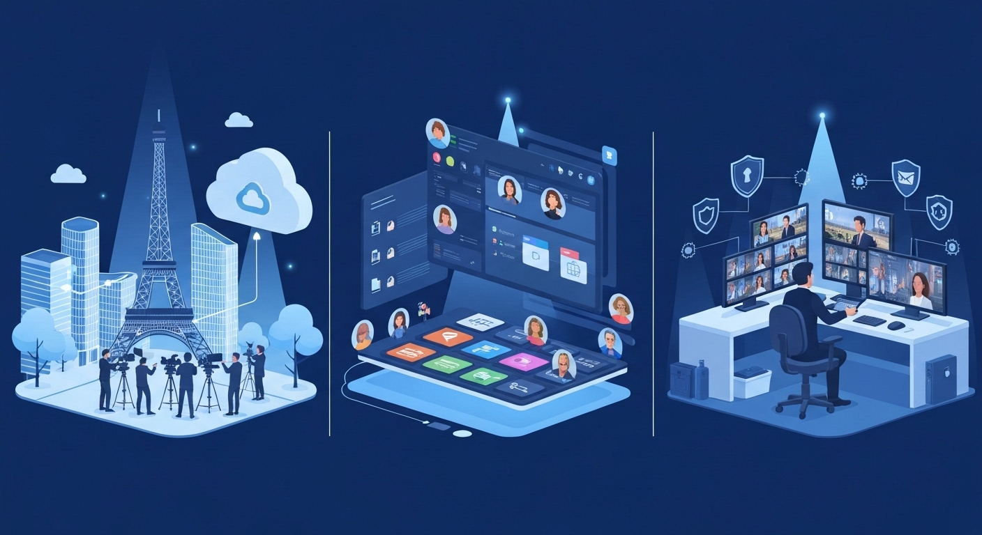 Cloud collaboration video production paris: your assurance of seamless remote creation (3 pillars explained)