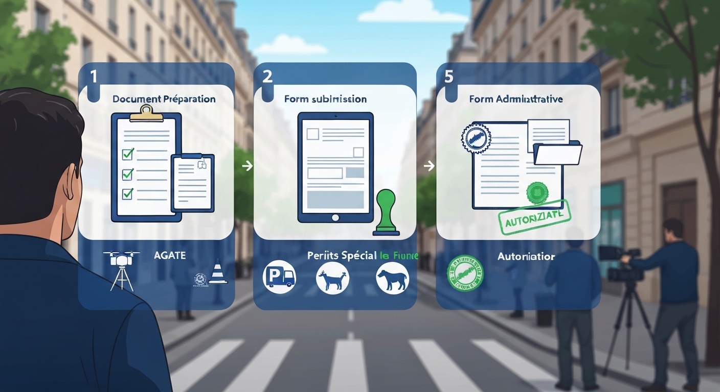 Demande d'autorisation de tournage : la procédure complète pour éviter les refus (5 étapes critiques)
