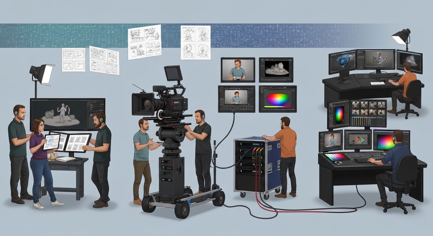 Digital cinematography workflow: the complete guide to mastering the modern pipeline (from pre-vis to post)