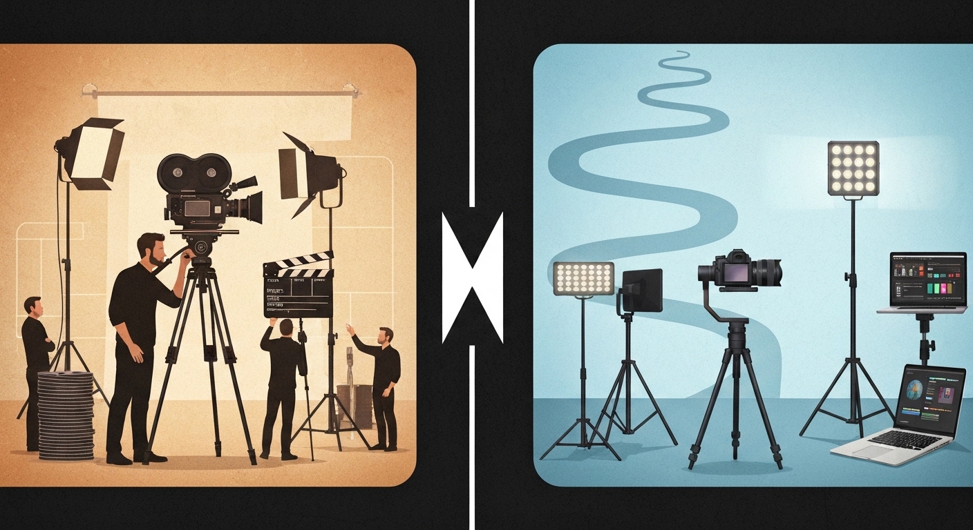 Film vs video production: the critical choice that defines your project's success