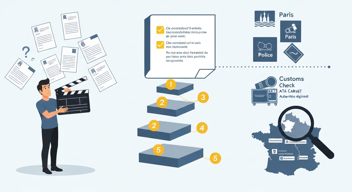 French filming permit system: your complete guide to navigating authorizations (5 key steps)