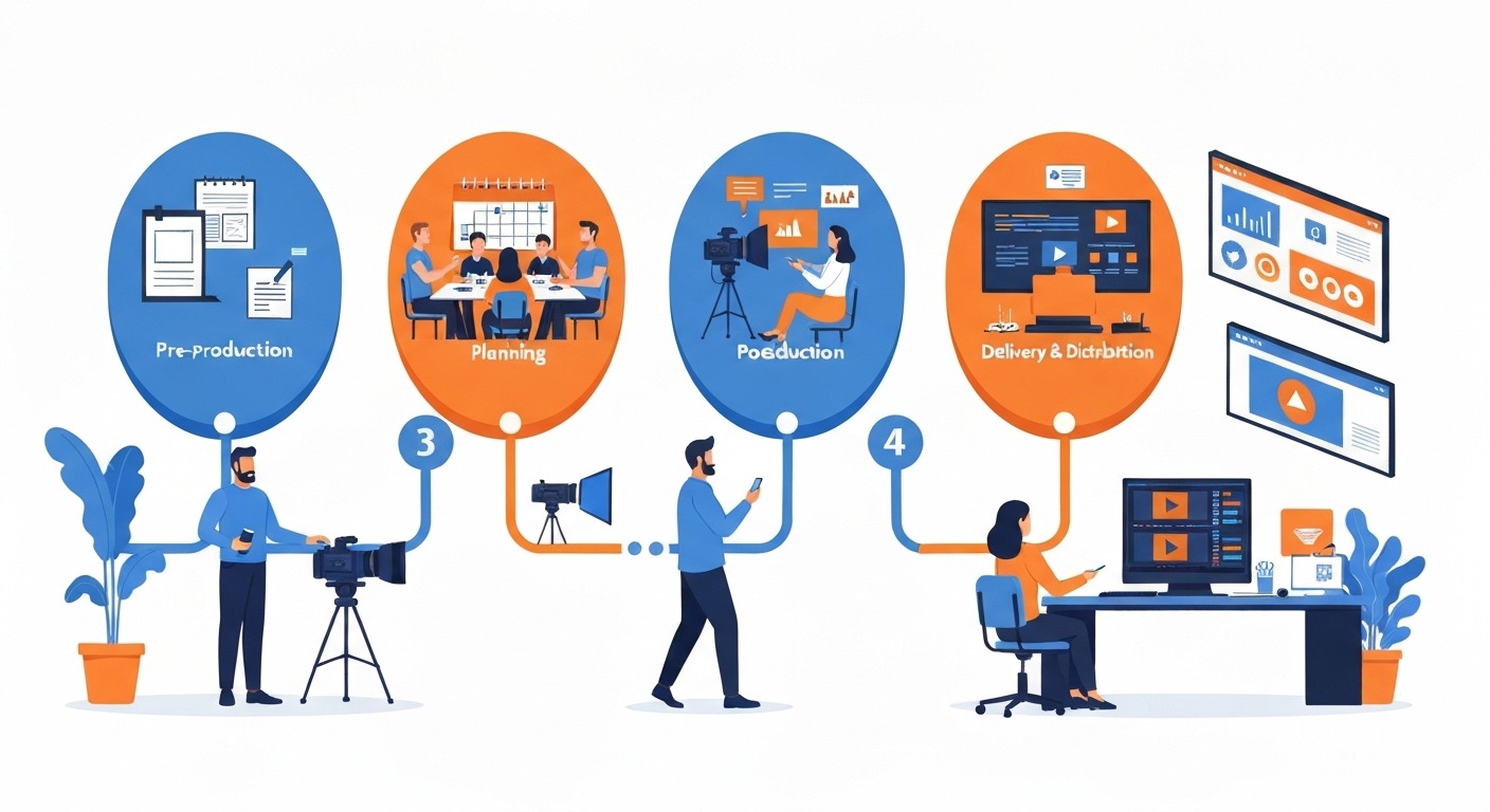 Full service video production: your complete guide to a seamless, high-impact project (5 proven stages)