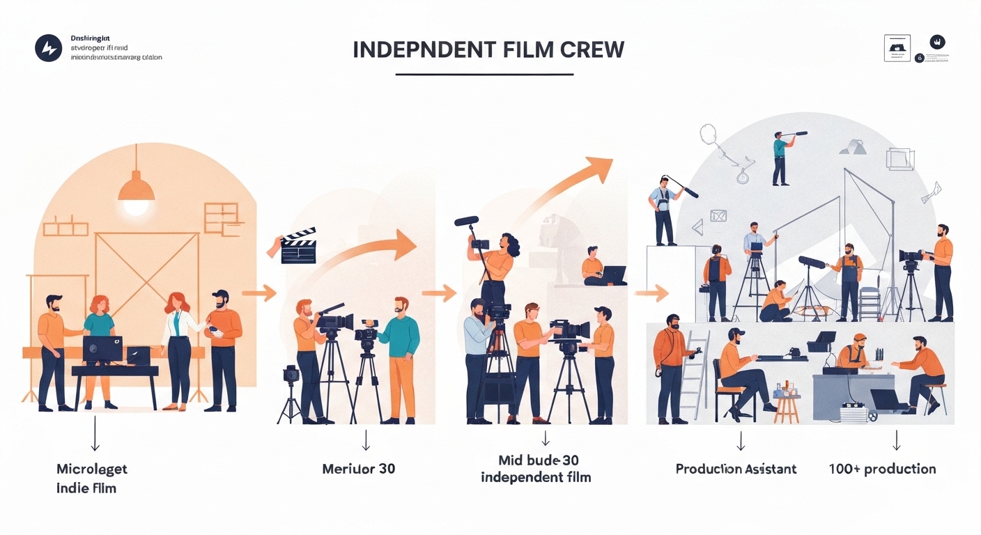 Independent film crew roles: your blueprint to build a team that delivers (from 5 to 100+ members)