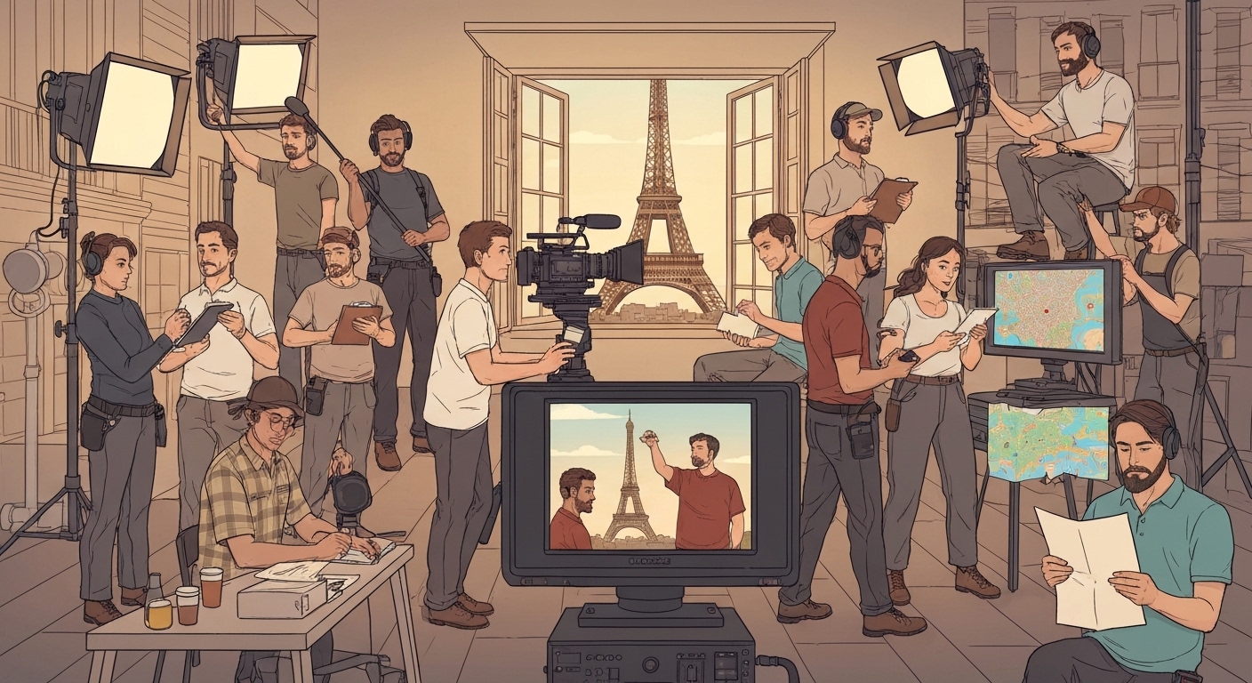 Local crew paris film production: your assurance of a flawless shoot (the 10 key roles)