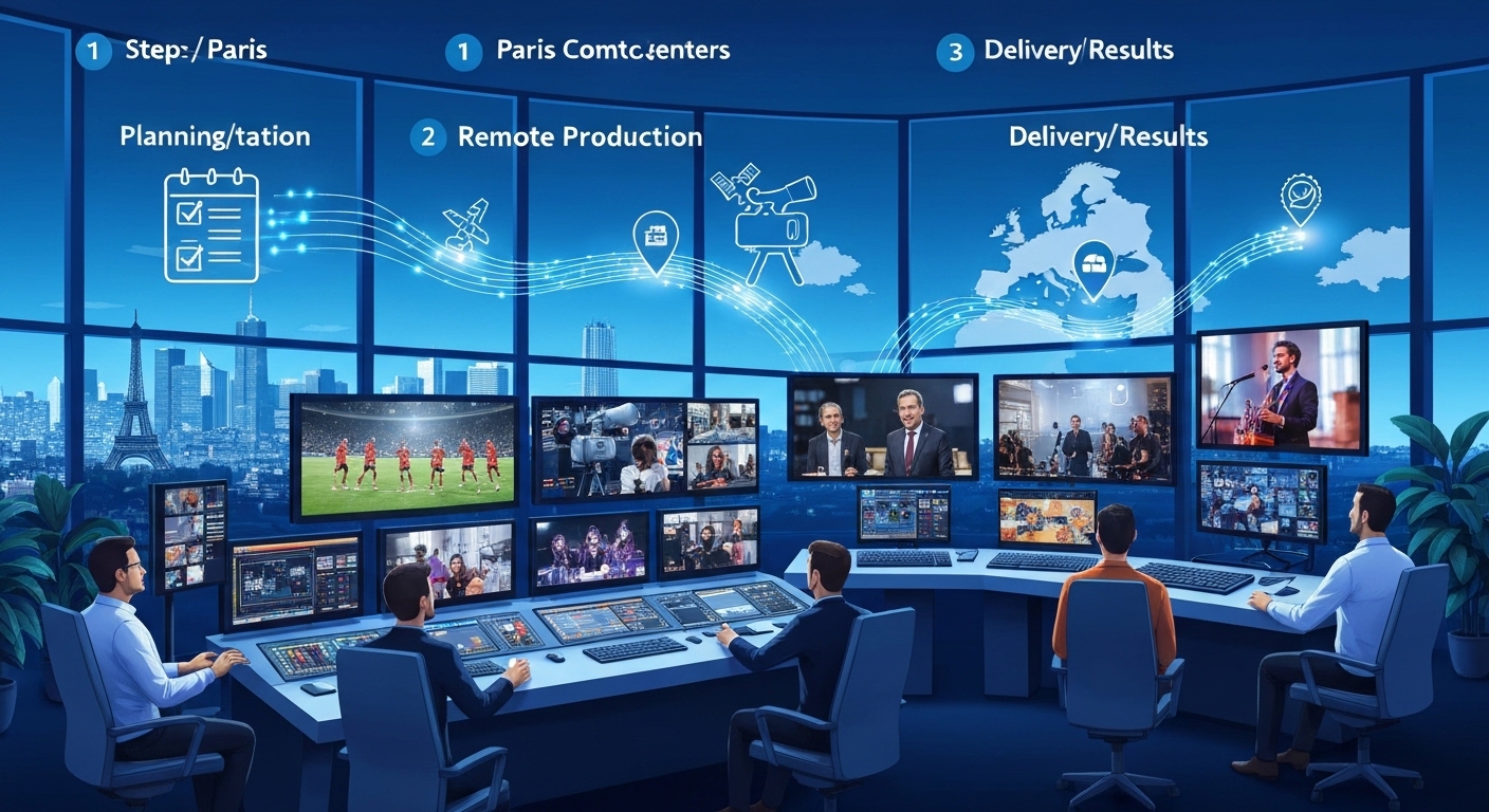 Remote broadcast production paris france: your blueprint for cost-effective, high-quality content (3-step engagement model)