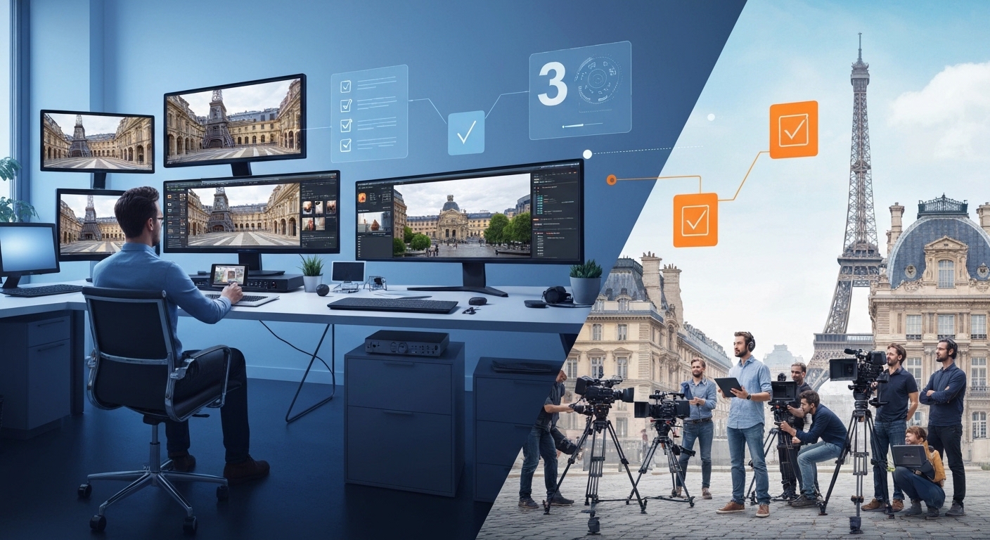 Remote filming coordination paris crew: your blueprint for flawless production from anywhere