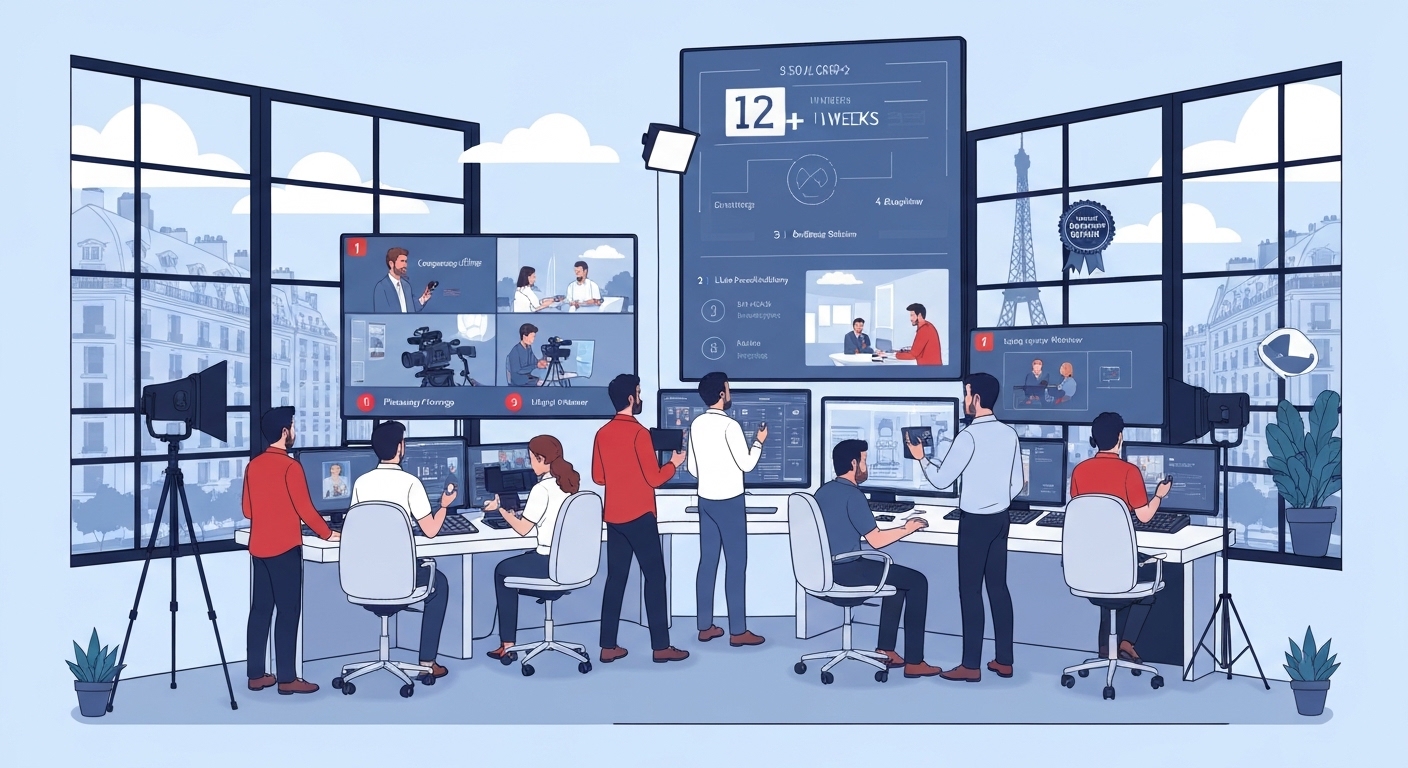 Remote production management paris crew: your assurance of broadcast-quality content from anywhere (a 4-step proven process)