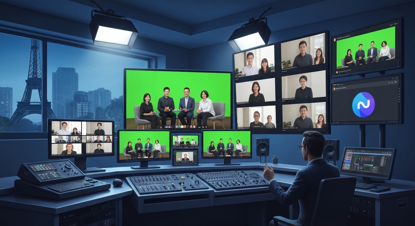 Remote video conferencing production paris: your assurance of broadcast-quality virtual events (beyond standard video calls)