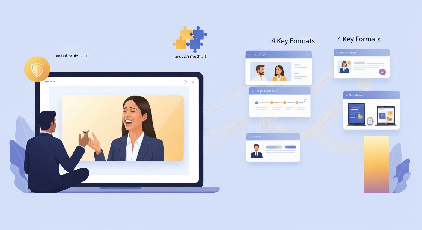 Video production client testimonials: the proven method to build unshakeable trust (4 key formats)