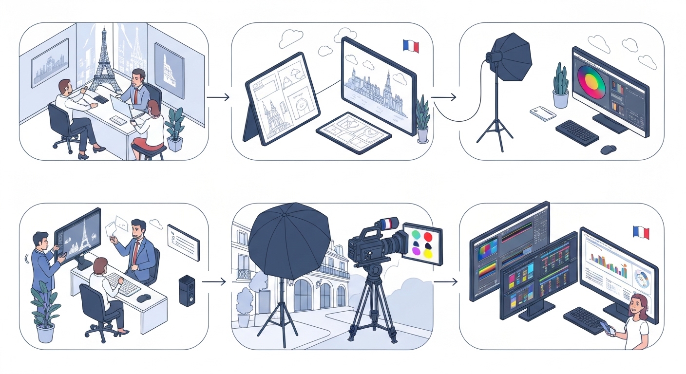 Video production company france: your assurance of a seamless, high-impact project (the 5-step proven process)