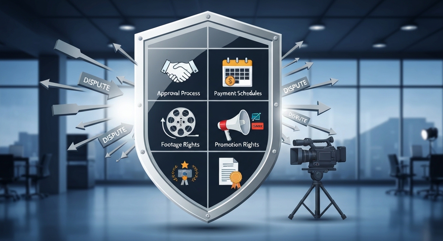 Video production contract essentials: your 6-point shield against costly disputes