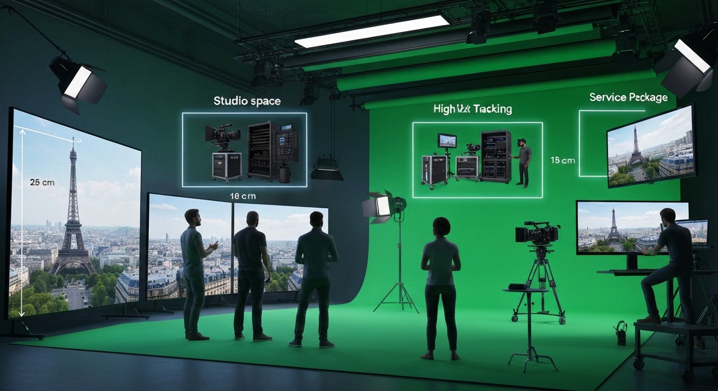 Virtual green screen production paris: your complete guide to studio success (3 critical choices)