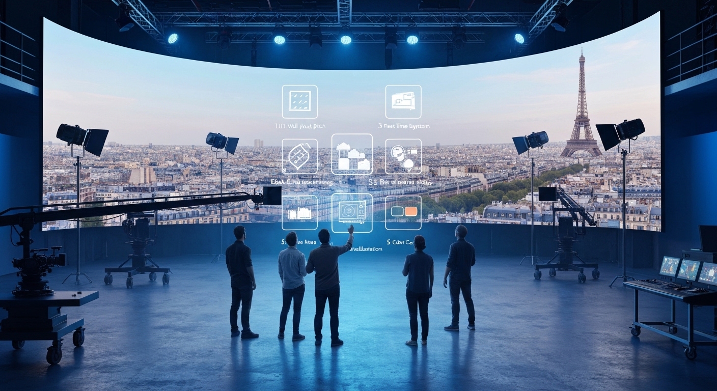 Virtual production studio paris rental: your assurance of a flawless shoot (the 5-point technical checklist)