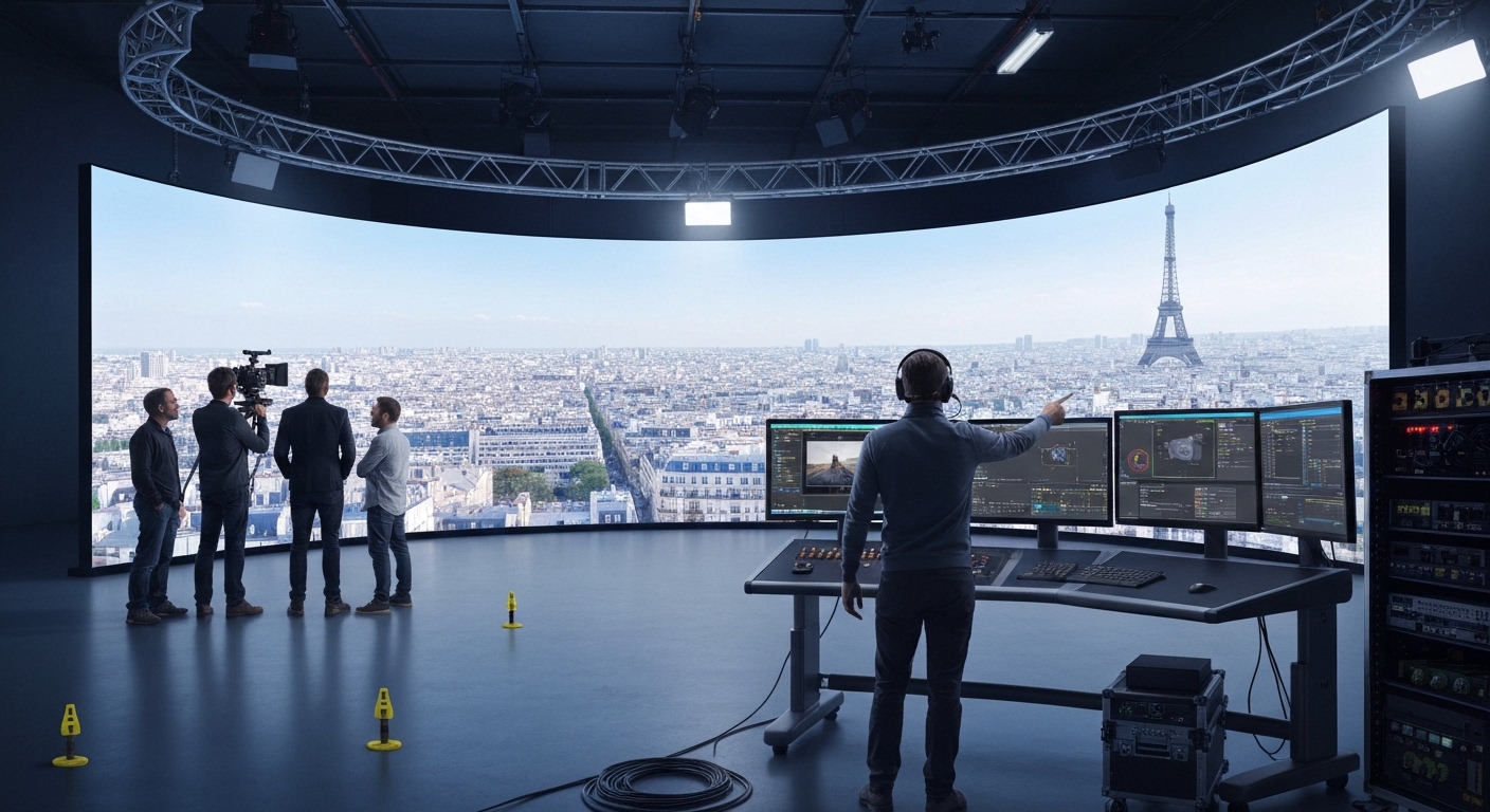 Virtual production supervision in paris: your guarantee of seamless on-set integration (a guide for producers)