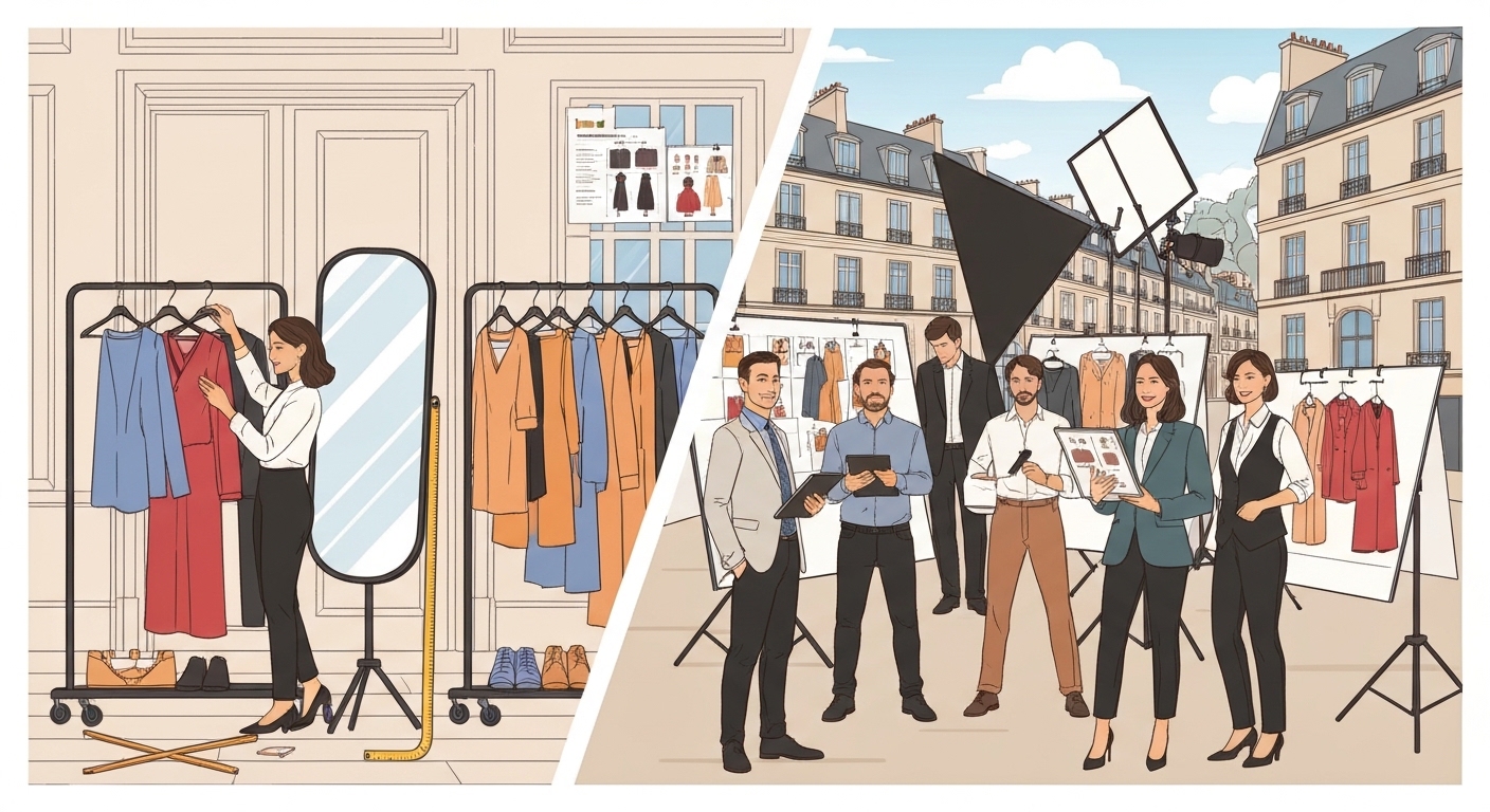 Wardrobe stylist paris crew sourcing: your assurance of a polished visual identity (from individual to team)